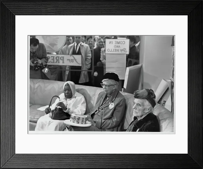 Framed Print : Eleanor Roosevelt with Centenarians Framed Print : Eleanor Roosevelt with Centenarians