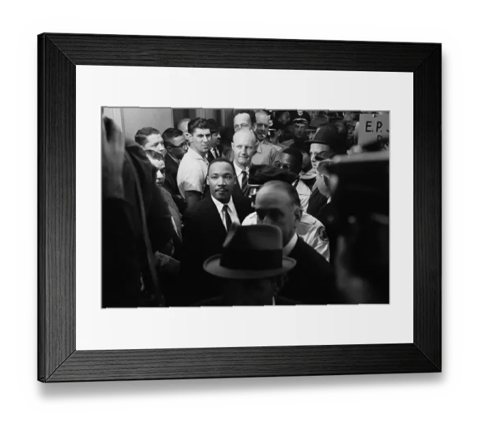 Framed Print : Martin Luther King Being Led Away Framed Print : Martin Luther King Being Led Away
