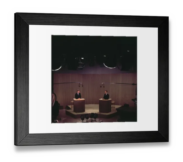 Framed Print : Richard Nixon and John Kennedy