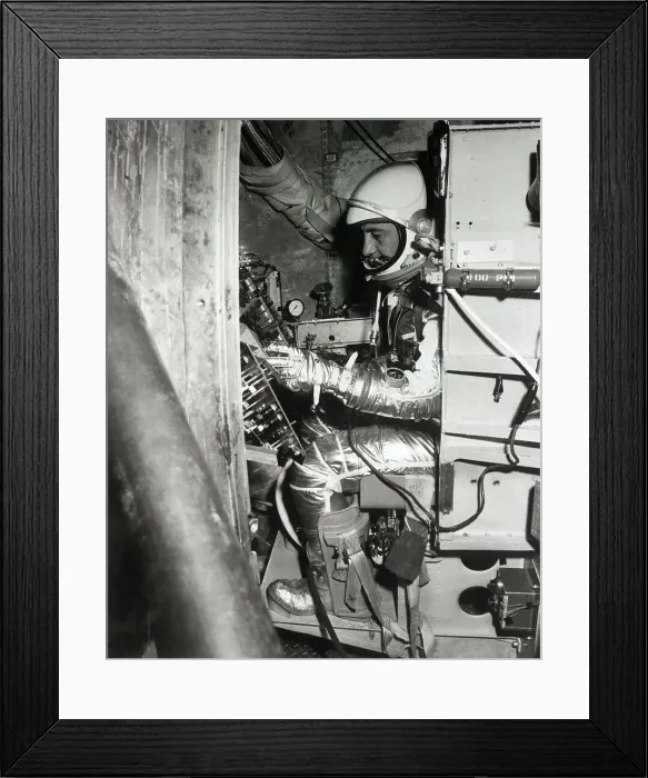 Framed Print : Mercury Astronaut Virgil Grissom Framed Print : Mercury Astronaut Virgil Grissom