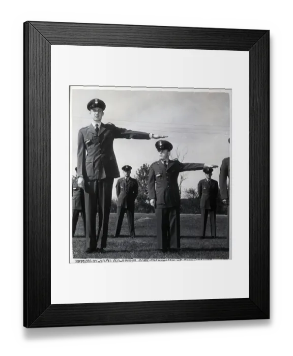 Framed Print : Tallest and Shortest ROTC Cadets Framed Print : Tallest and Shortest ROTC Cadets