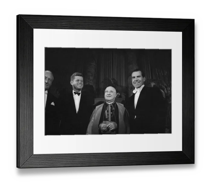 Framed Print : Presidential Candidates Attending a Dinner Framed Print : Presidential Candidates Attending a Dinner