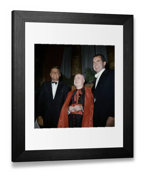 Framed Print : Richard Nixon and Francis Cardinal Spellman Framed Print : Richard Nixon and Francis Cardinal Spellman