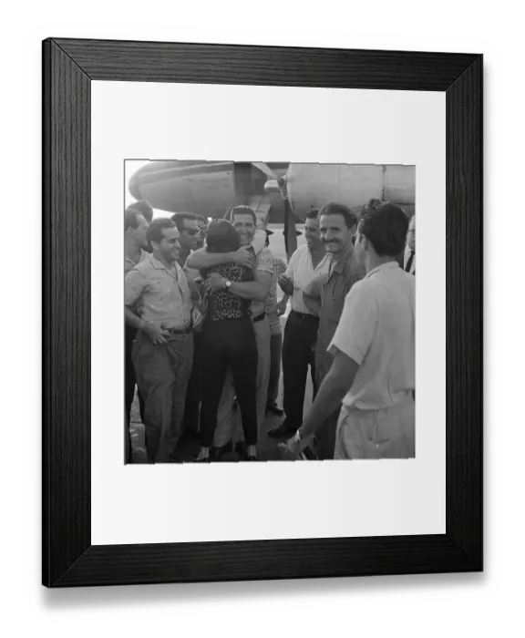 Framed Print : Man Embracing His Loved One