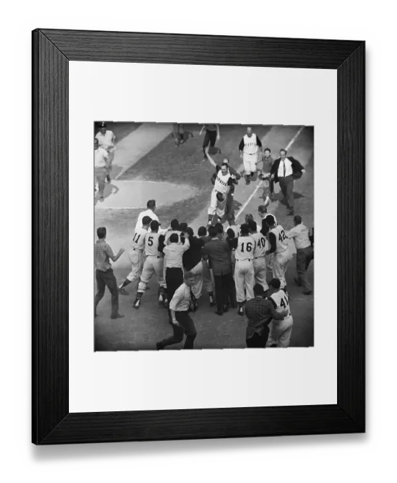 Framed Print : Bill Mazeroski Crossing Home Plate Framed Print : Bill Mazeroski Crossing Home Plate