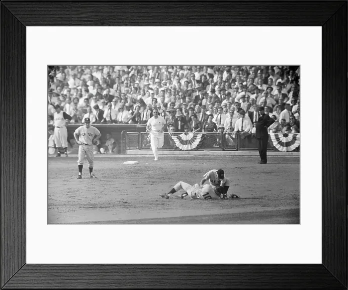 Framed Print : Hurt Yankee Player On The Field Framed Print : Hurt Yankee Player On The Field
