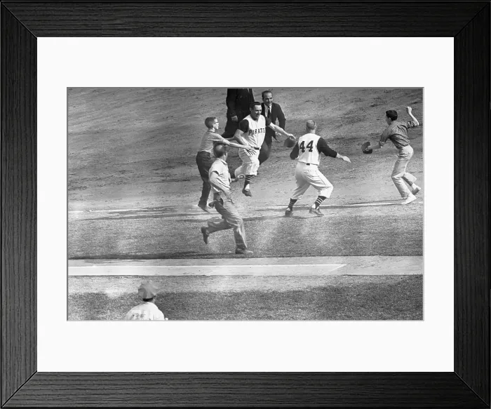 Framed Print : Pirates and Yankees on the Field Framed Print : Pirates and Yankees on the Field