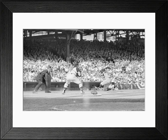 Framed Print : Bobby Richardson Sliding Home