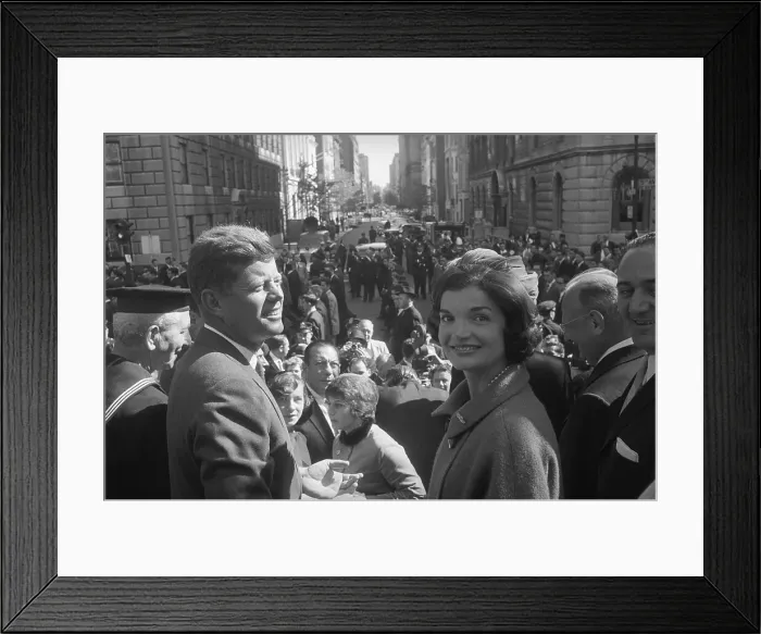 Framed Print : John and Jacqueline Kennedy at Parade Framed Print : John and Jacqueline Kennedy at Parade