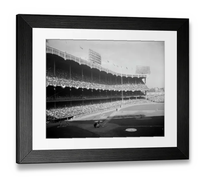Framed Print : Large Crowd At Yankee Stadium for 1960 World Series Framed Print : Large Crowd At Yankee Stadium for 1960 World Series