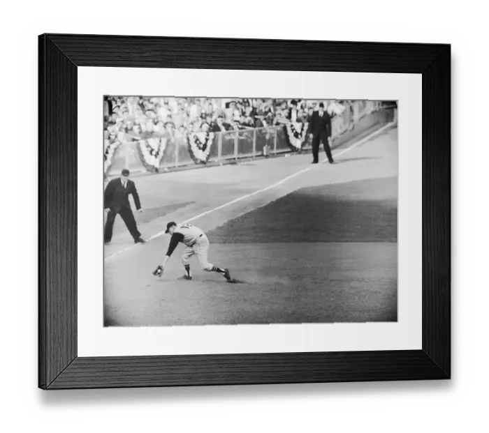 Framed Print : Pirates third baseman Don Hoak during World Series game Framed Print : Pirates third baseman Don Hoak during World Series game