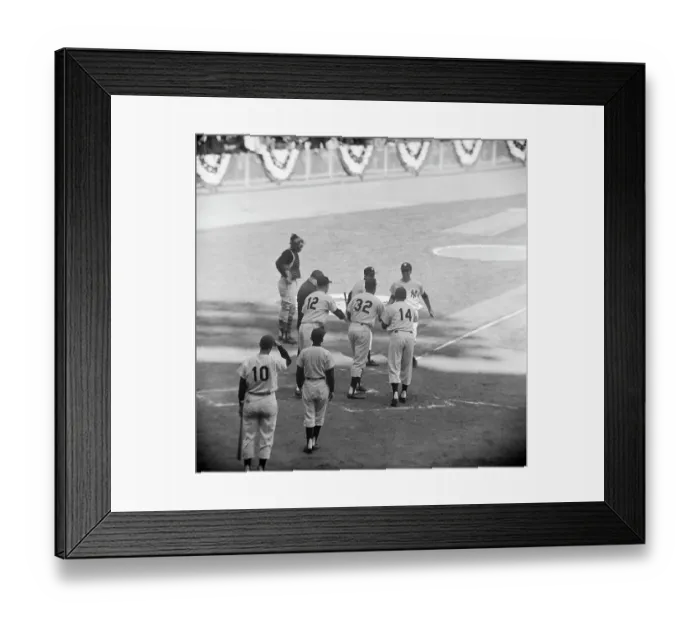Framed Print : Richardson Greeted After Grand Slam Framed Print : Richardson Greeted After Grand Slam
