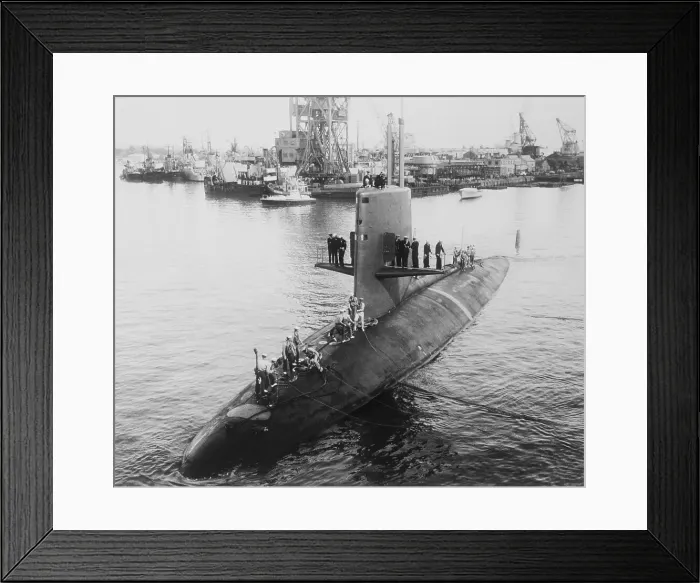 Framed Print : Nuclear Submarine Scorpion Framed Print : Nuclear Submarine Scorpion