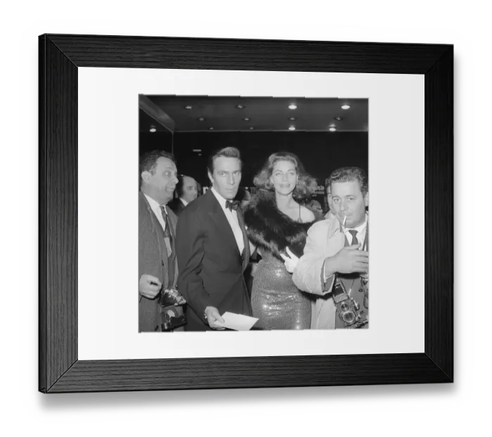 Framed Print : Christopher Plummer and Lauren Bacall Framed Print : Christopher Plummer and Lauren Bacall