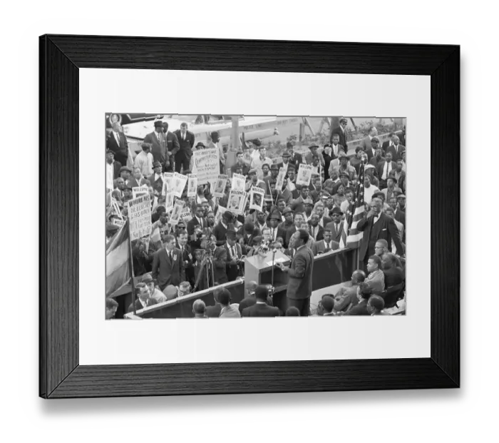 Framed Print : Nkrumah Speaks in Harlem Framed Print : Nkrumah Speaks in Harlem