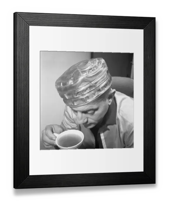 Framed Print : Hangover Helmet