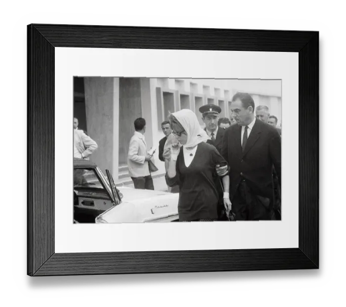 Framed Print : Brigitte Leaves Clinic