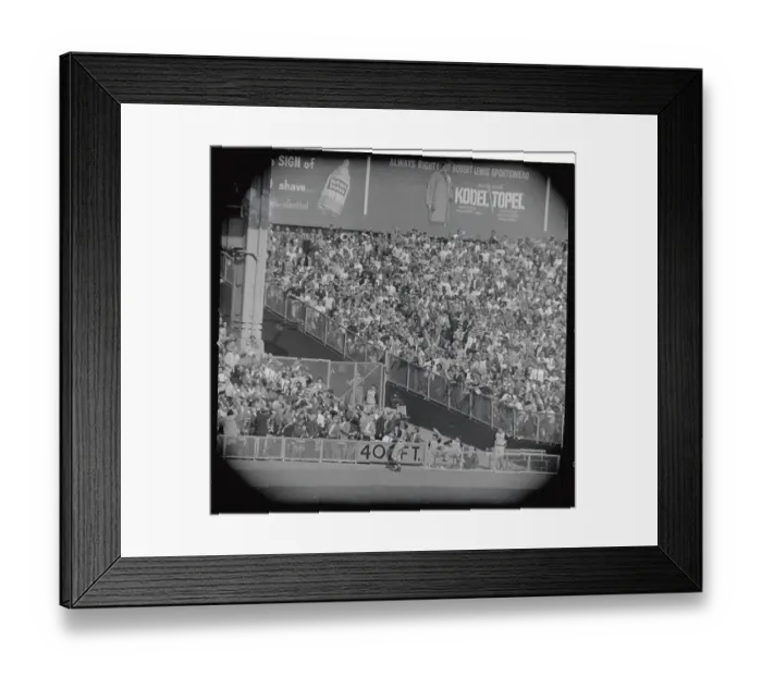 Framed Print : Grandstand Scene After Long Drive Baseball Framed Print : Grandstand Scene After Long Drive Baseball