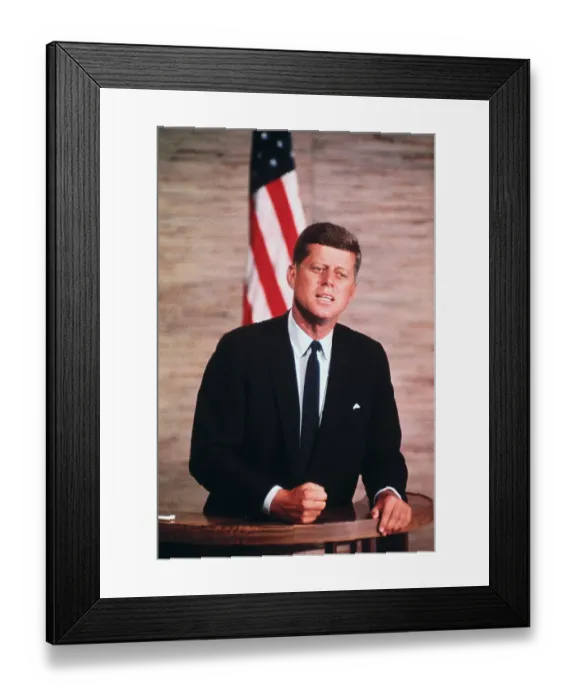 Framed Print : Senator John F. Kennedy Speaking at Podium Framed Print : Senator John F. Kennedy Speaking at Podium