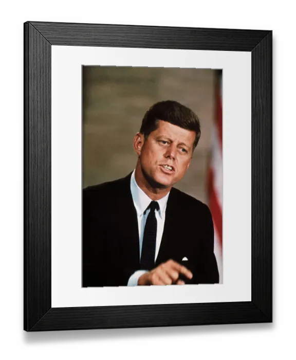 Framed Print : Senator John F. Kennedy Campaigning for President Framed Print : Senator John F. Kennedy Campaigning for President