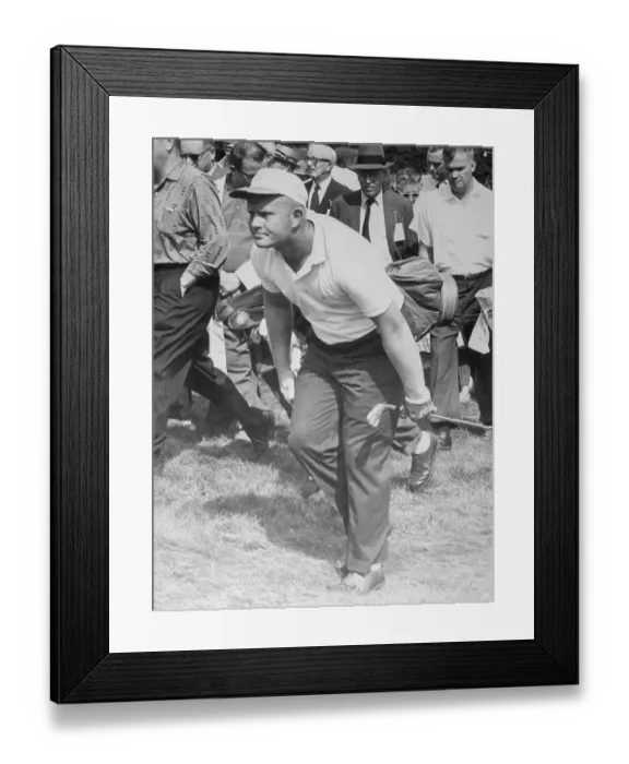 Framed Print : Jack Nicklaus Watching Golf Ball Framed Print : Jack Nicklaus Watching Golf Ball