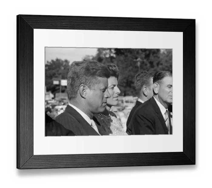 Framed Print : John F. Kennedy and Patricia Kennedy Framed Print : John F. Kennedy and Patricia Kennedy