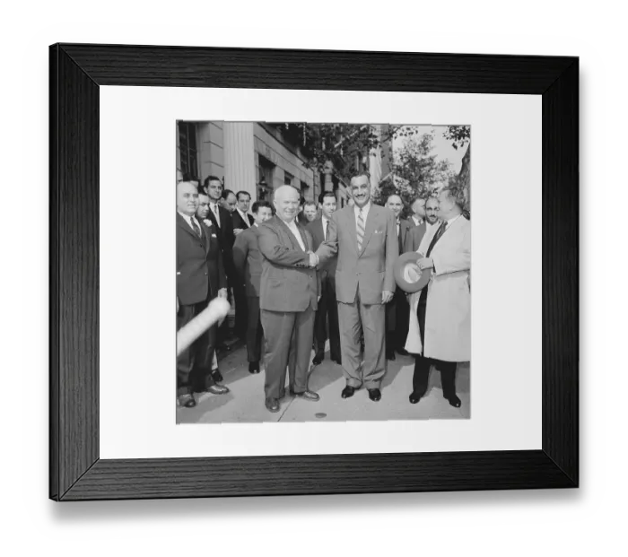 Framed Print : Khrushchev, Nasser And Tito In Nyc Framed Print : Khrushchev, Nasser And Tito In Nyc