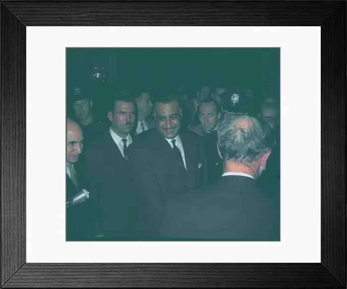 Framed Print : Gamal Abdel Nasser with Colleagues Framed Print : Gamal Abdel Nasser with Colleagues