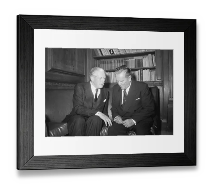 Framed Print : Prime Minister MacMillan with Marshal Tito Framed Print : Prime Minister MacMillan with Marshal Tito