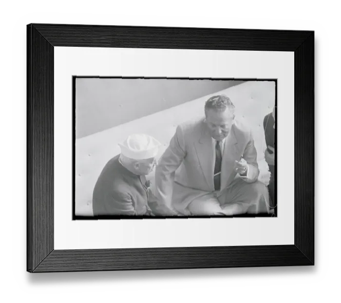 Framed Print : Marshal Tito with Indian Leader Jawaharlal Nehru Framed Print : Marshal Tito with Indian Leader Jawaharlal Nehru