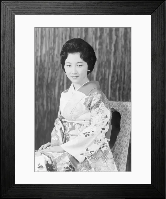 Framed Print : Portrait of Princess Michiko Framed Print : Portrait of Princess Michiko