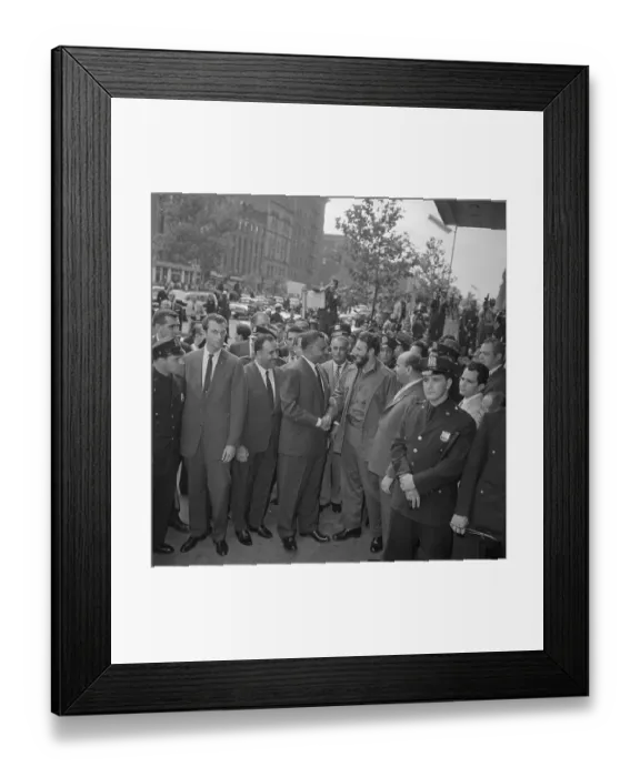 Framed Print : Nasser and Castro Shaking Hands Framed Print : Nasser and Castro Shaking Hands