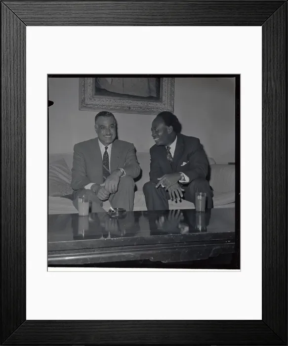 Framed Print : African Politicians Sitting in Hotel Room Framed Print : African Politicians Sitting in Hotel Room