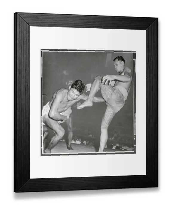 Framed Print : Boxers in Action Framed Print : Boxers in Action