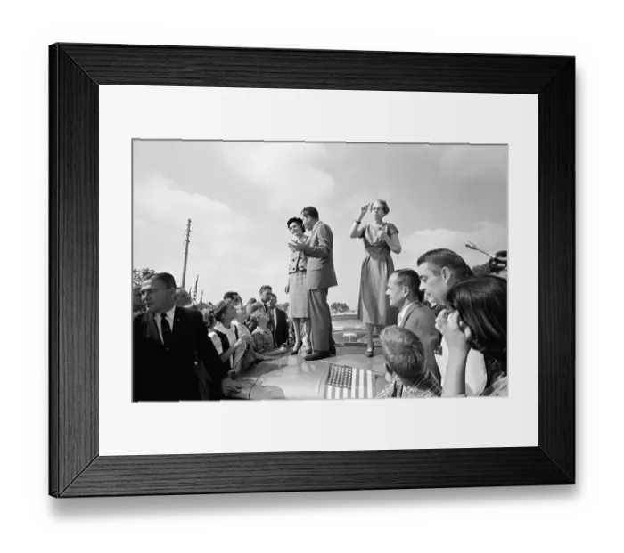 Framed Print : Vice President Nixon Speaking at Deaf Mute School Framed Print : Vice President Nixon Speaking at Deaf Mute School