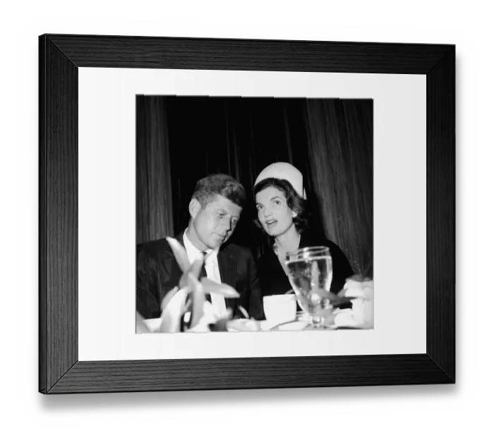 Framed Print : John F. Kennedy and Wife During Presidential Campaign Framed Print : John F. Kennedy and Wife During Presidential Campaign