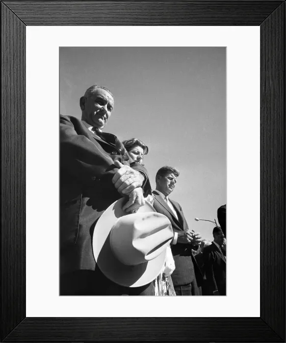 Framed Print : Johnson and Kennedy Campaigning in Texas Framed Print : Johnson and Kennedy Campaigning in Texas