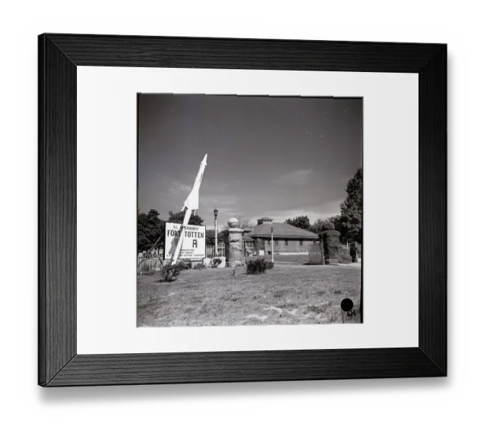 Framed Print : Model Missile In Launch Position Framed Print : Model Missile In Launch Position
