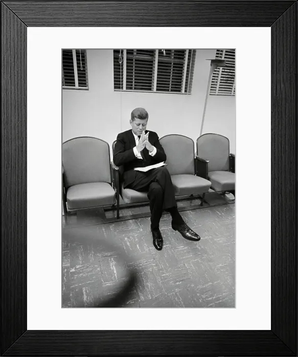 Framed Print : Presidential Candidate John F. Kennedy Framed Print : Presidential Candidate John F. Kennedy