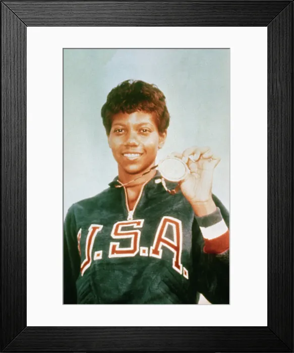 Framed Print : Olympian Wilma Rudolph Framed Print : Olympian Wilma Rudolph