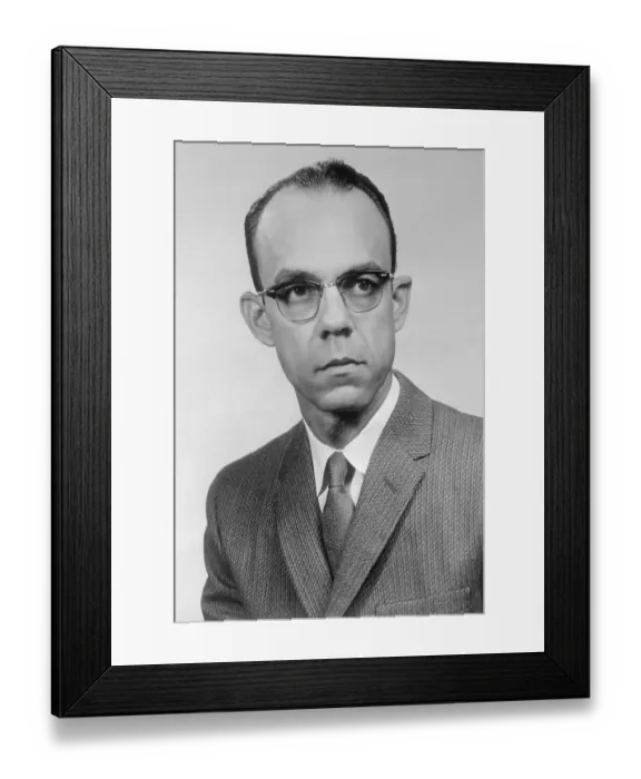 Framed Print : Portrait of Spottswood W Robinson III Framed Print : Portrait of Spottswood W Robinson III