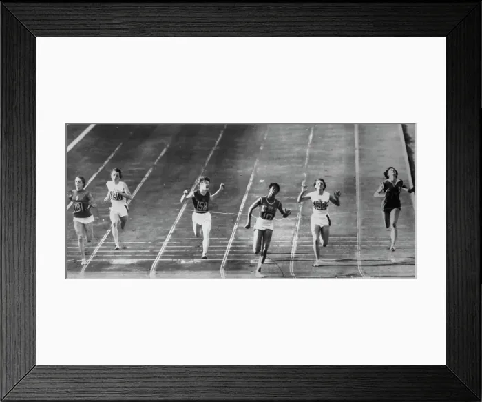 Framed Print : Wilma Rudolph Winning Olympic Gold Framed Print : Wilma Rudolph Winning Olympic Gold