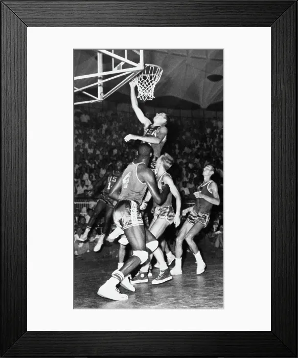 Framed Print : Olympic Basketball Framed Print : Olympic Basketball