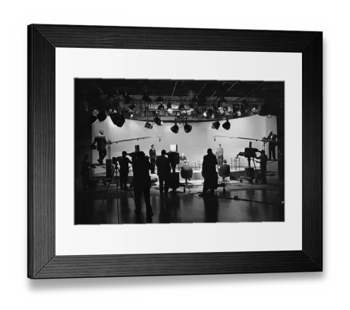 Framed Print : Presidential Debate Between Kennedy and Nixon