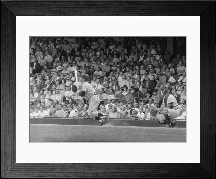 Framed Print : Mickey Mantle in Front of The Crowd Framed Print : Mickey Mantle in Front of The Crowd