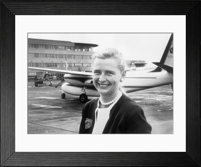 Framed Print : Pilot Jerrie Cobb Framed Print : Pilot Jerrie Cobb