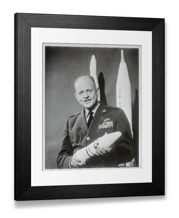 Framed Print : Major General Osmond J. Ritland Framed Print : Major General Osmond J. Ritland