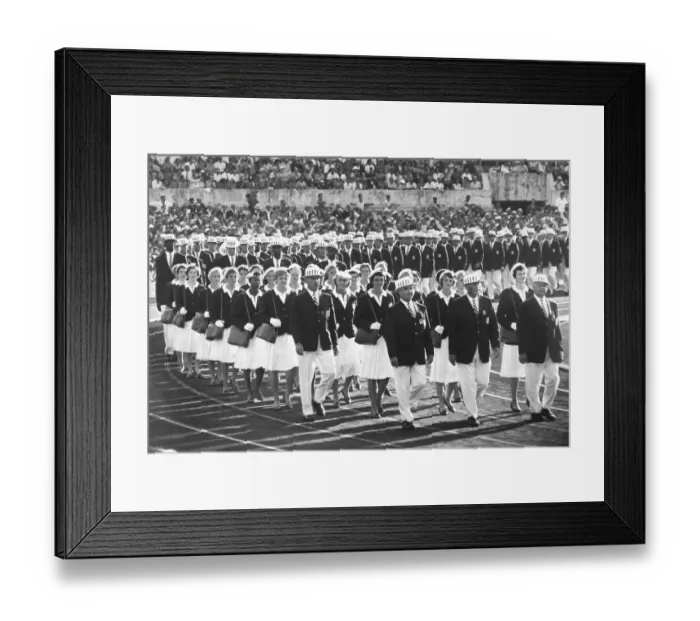 Framed Print : United States Team at Olympic Opening Framed Print : United States Team at Olympic Opening