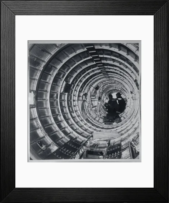 Framed Print : Airplane Fuselage Being Assembled Framed Print : Airplane Fuselage Being Assembled