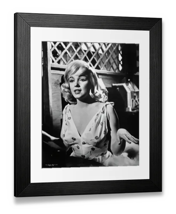 Framed Print : Marilyn Monroe in Film The Misfits